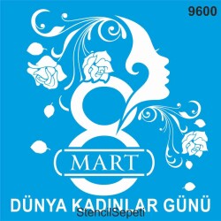 8 Mart Dünya Kadınlar Günü - StencilSepeti