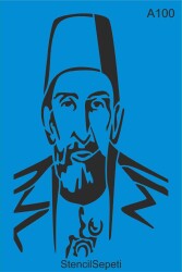 Abdülhamit - Stencil Boyama Şablonu - StencilSepeti