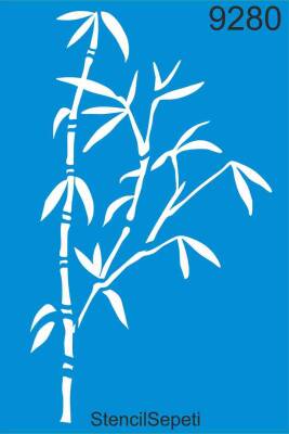 Ağaç Deseni - Stencil Şablon - 1