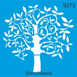 Ağaç Deseni - Stencil Şablon - StencilSepeti
