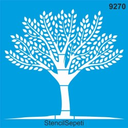 Ağaç Deseni - Stencil Şablon - StencilSepeti