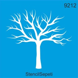 Ağaç Deseni - Stencil Şablon - StencilSepeti