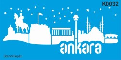 Ankara Silüeti - StencilSepeti