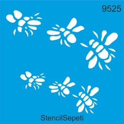 Arılar - StencilSepeti