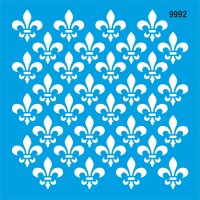 Armalı Desen - Stencil Boyama Şablonu - 1