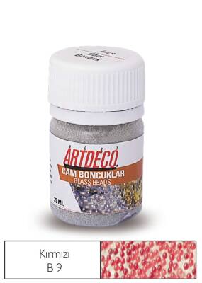 Artdeco Cam Boncuk 25ml Kırmızı B9 - 1