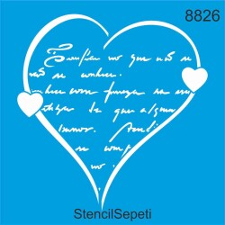 Aşk Mektubu - StencilSepeti