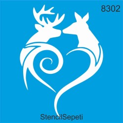 Aşkın Geyikleri - StencilSepeti