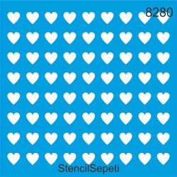 Aşkın Kalpleri - StencilSepeti
