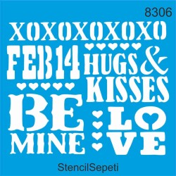 Aşkın Kelimeleri - StencilSepeti