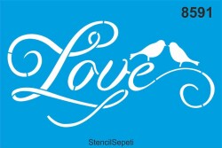 Aşkın Kuşları - StencilSepeti