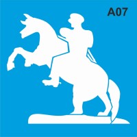 Atatürk - Stencil Boyama Şablonu - StencilSepeti