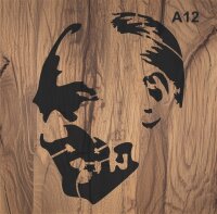 Atatürk - Stencil Boyama Şablonu - 3