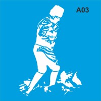 Atatürk - Stencil Boyama Şablonu - StencilSepeti
