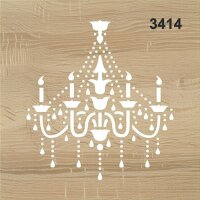 Avize - Stencil Boyama Şablonu - 2