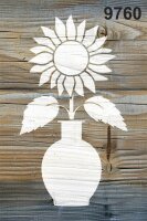 Ayçiçeği - Stencil Boyama Şablonu - 2