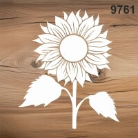 Ayçiçeği - Stencil Boyama Şablonu - 2