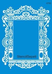 Ayna Deseni - Stencil Şablon - StencilSepeti