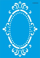 Ayna Deseni - Stencil Boyama Şablonu - StencilSepeti