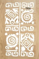 Aztek Deseni - Stencil Boyama Şablonu - 2