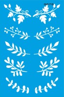 Bahar Dalları - Stencil Boyama Şablonu - StencilSepeti