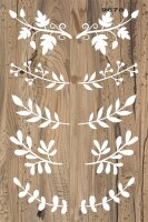 Bahar Dalları - Stencil Boyama Şablonu - 2