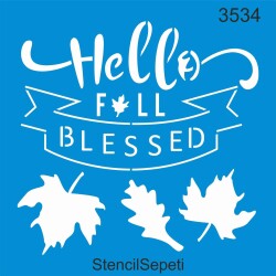 Bahar Kutsasın Seni Deseni - Stencil Boyama Şablonu - StencilSepeti