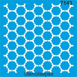 Bal Peteği - Petek Deseni Stencil Şablon - StencilSepeti