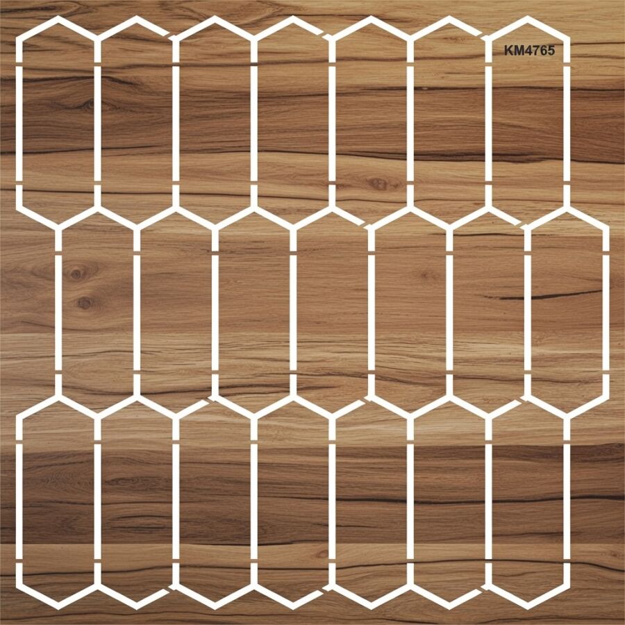 Bal Petek - Stencil Boyama Şablonu - 2