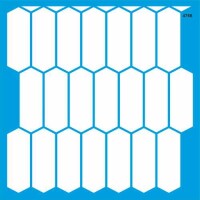 Bal Petek - Stencil Boyama Şablonu - 1