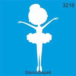 Balerin - StencilSepeti