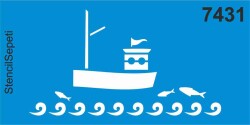 Balıkçı Gemisi - StencilSepeti