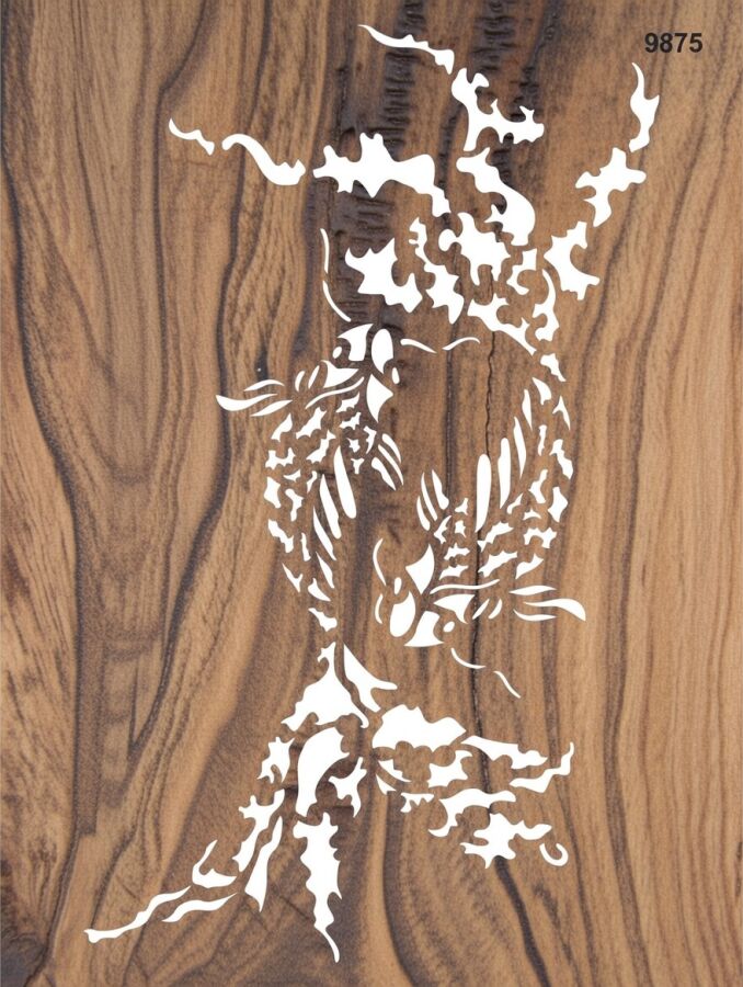 Balıklar - Stencil Boyama Şablonu - 2