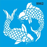 Balıklar - Stencil Şablonu - StencilSepeti