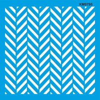 Parke Deseni - Stencil Boyama Şablonu - 1