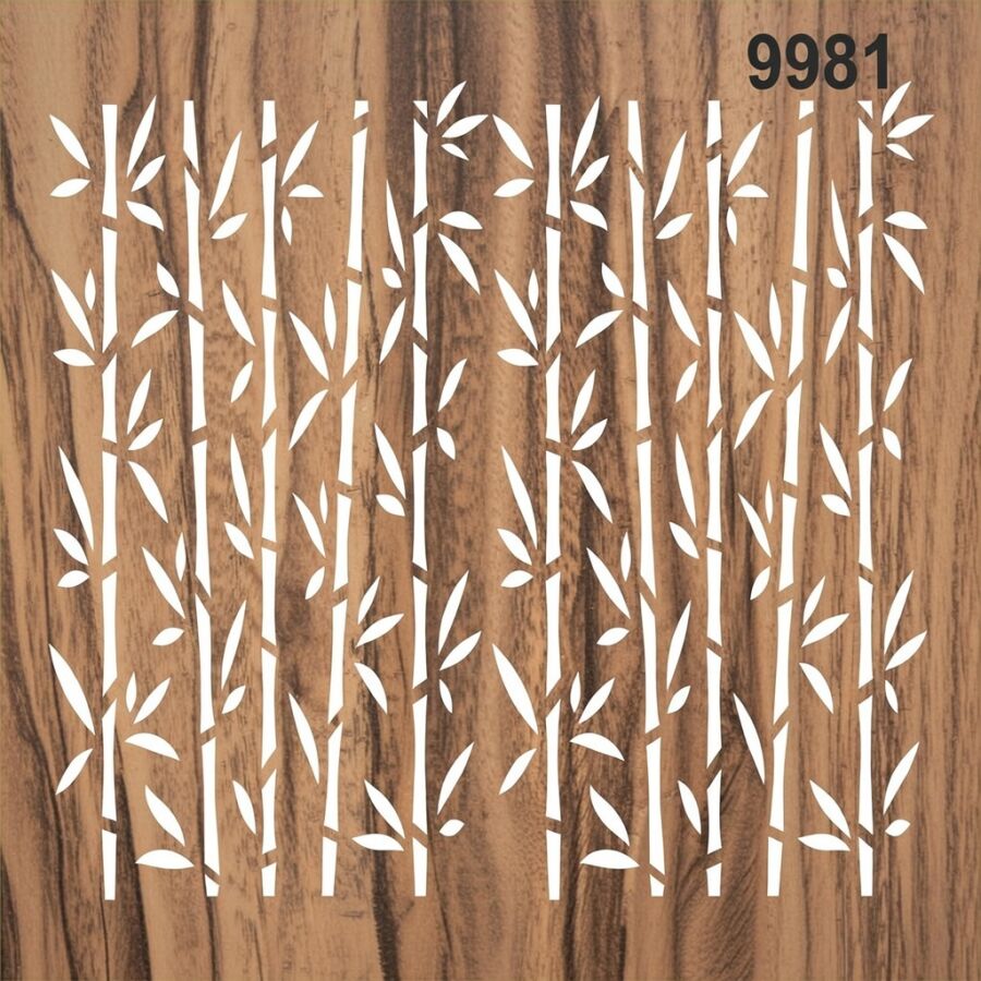 Bambular - Stencil Boyama Şablonu - 2