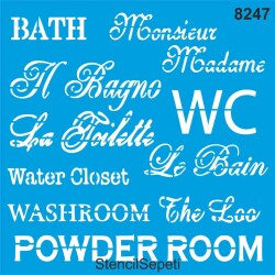 Banyo - WC - StencilSepeti