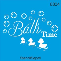 Banyo Zamanı - StencilSepeti