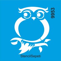 Baykuş Deseni - StencilSepeti