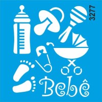 Bebek - Stencil Boyama Şablonu - StencilSepeti