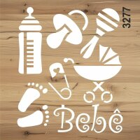Bebek - Stencil Boyama Şablonu - 2