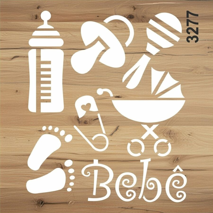 Bebek - Stencil Boyama Şablonu - 2