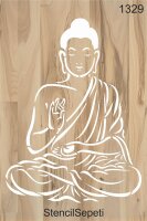 Buda Deseni - Stencil Boyama Şablonu - 2