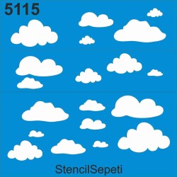 Bulutlar - StencilSepeti