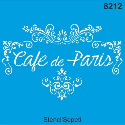 Cafe De Paris - StencilSepeti