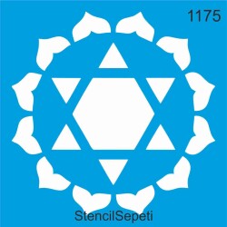 Çakra Serisi - Kalp - StencilSepeti