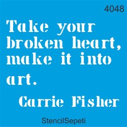 Carrie Fisher - StencilSepeti