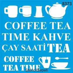 Çay Saati - StencilSepeti