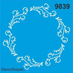 Çelenk - Stencil Boyama Şablonu - StencilSepeti