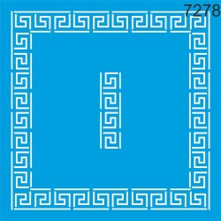 Çerçeve Deseni - Stencil Boyama Şablonu - StencilSepeti